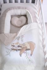Кокон (позиціонер) з пледом Baby Veres Lazy sloth NEW